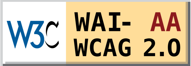 Logo del W3C WAI-AA WCAG 2.0