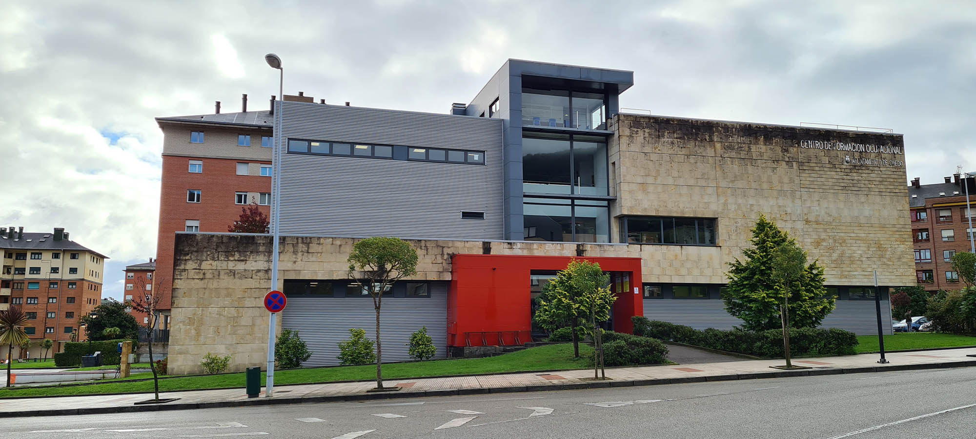 Fotografía del Centro de Formación Ocupacional del Ayuntamiento de Oviedo